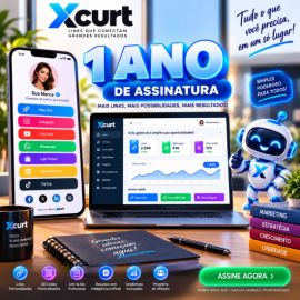 Link Na Bio Profissional Encurtador De Links por 12 Meses Ativo