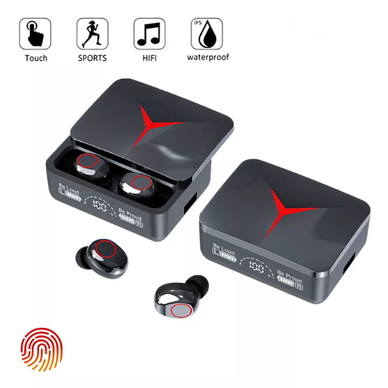 Qualidade de Som Superior: Sinta cada detalhe da msica e dos jogos com som envolvente.

Durabilidade: Feito de materiais de alta qualidade para resistir ao uso intensivo.

Conforto: Design ergonmico para uso prolongado sem desconforto.

Praticidade: Case de carregamento com display LED para monitoramento da bateria.

Garanta o seu hoje e eleve sua experincia auditiva a um novo nvel!