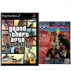 GTA San Andreas 1 Edio (Hot Coffee) para PS2: Explore o Clssico de Mundo Aberto - GTA Black Label
