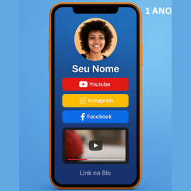 ? Link na Bio Personalizvel
Monte uma pgina nica com todos os seus links, redes sociais, produtos, vdeos, botes de contato, formulrios e muito mais. Perfeito para Instagram, TikTok, YouTube e outras redes que permitem apenas um link na bio.