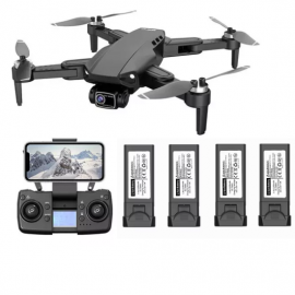 Drone L900 Pro SE 4K com Motor Brushless, GPS, Alcance de 1,2km e 25 Minutos de Voo  4 Baterias, Cor Preto