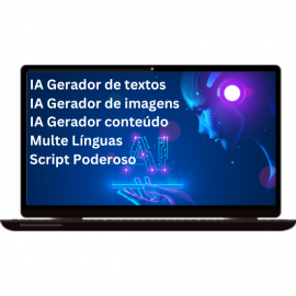Script gerador de contedos IA plataforma SaaS de escritas